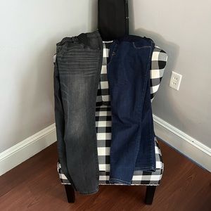 2 pairs Liz Lange maternity leggings size 14, excellent condition